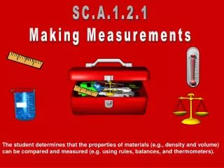SC.A.1.2.1 Making Measurements