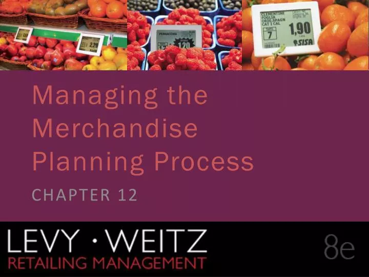 managing the merchandise planning process