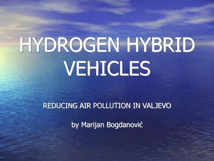 reducing air pollution in valjevo by marijan bogdanovi