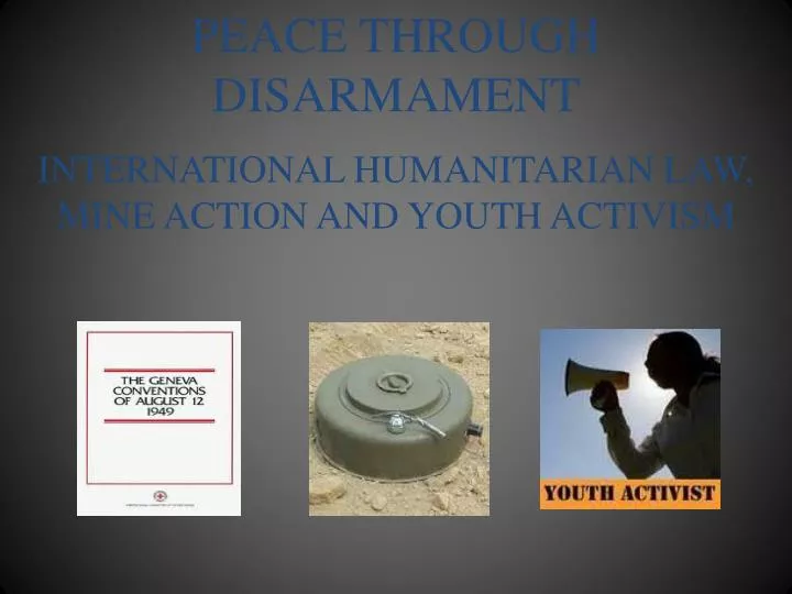 peace through disarmament