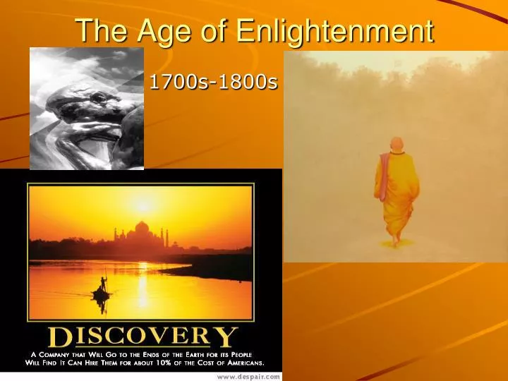 the age of enlightenment