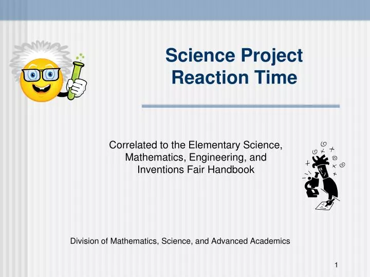 science project reaction time