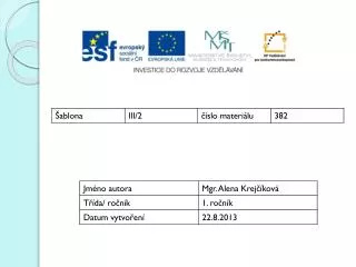 Význam a rozdělení chemie