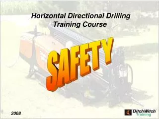 Horizontal Directional Drilling Training Course