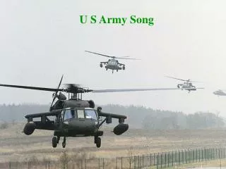 U S Army Song