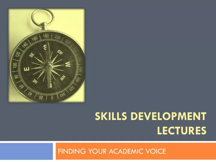 skills development lectures