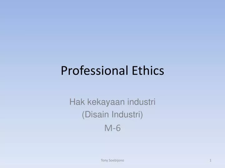 PPT - Professional Ethics PowerPoint Presentation, Free Download - ID ...