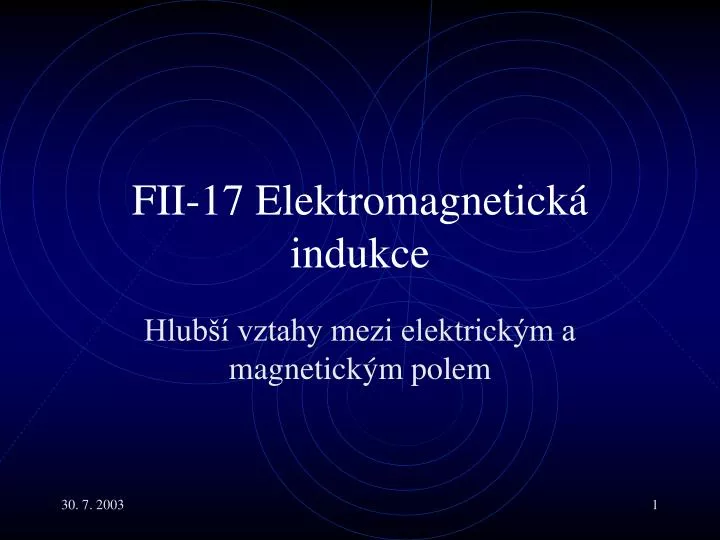 fii 17 elektromagnetick indukce