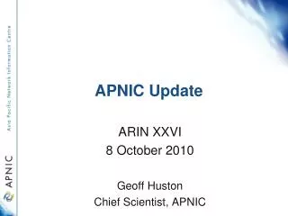 APNIC Update