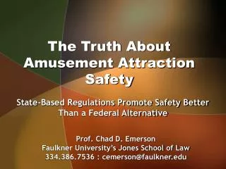 The Truth About Amusement Attraction Safety