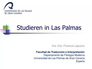 studieren in las palmas
