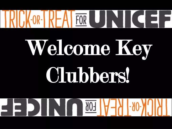 welcome key clubbers