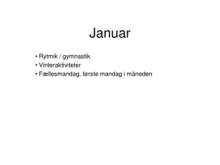 januar