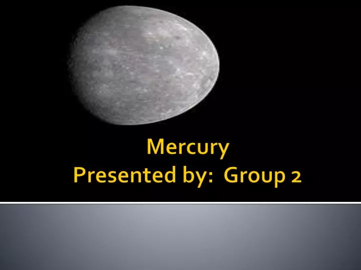 mercury presented by group 2