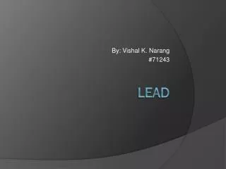 Lead