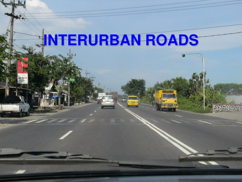 INTERURBAN ROADS - slide 1