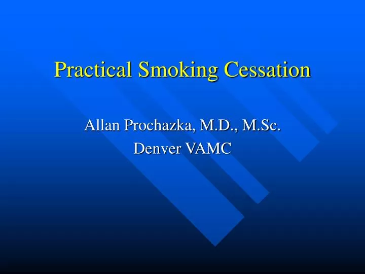 practical smoking cessation