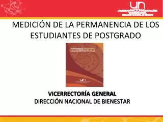medici n de la permanencia de los estudiantes de postgrado