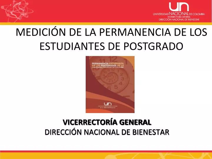 medici n de la permanencia de los estudiantes de postgrado