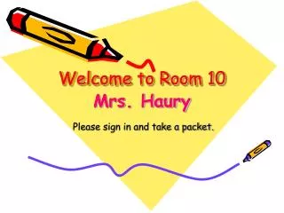 Welcome to Room 10