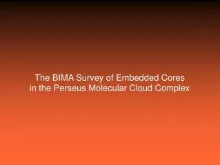 The BIMA Survey of Embedded Cores in the Perseus Molecular Cloud Complex