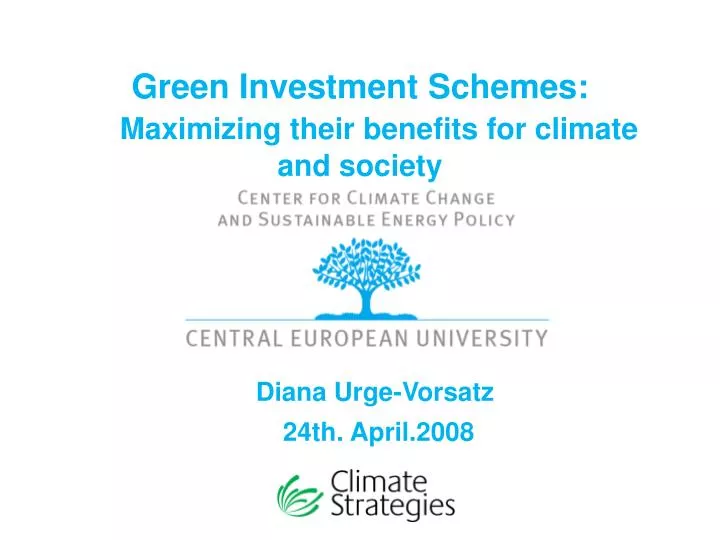 green investment schemes maximizing their benefits for climate and society