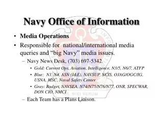 Navy Office of Information