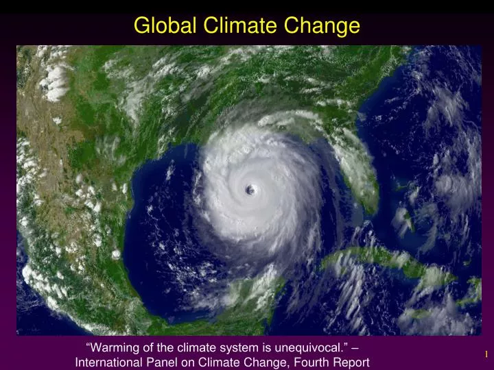 global climate change
