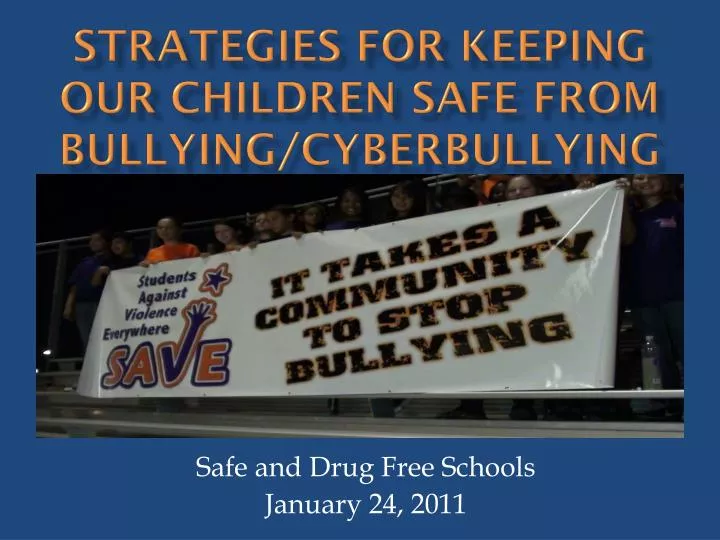 strategies for keeping our children safe from bullying cyberbullying