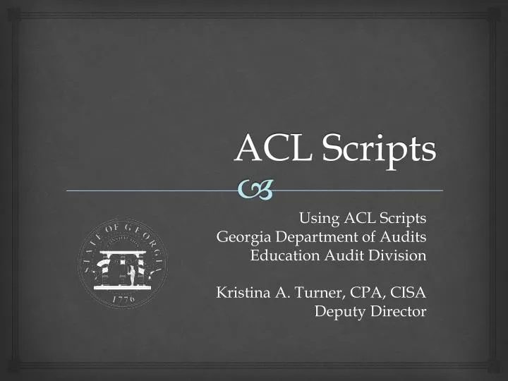 acl scripts