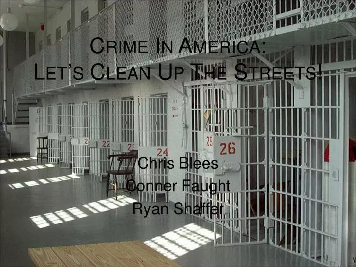 crime in america let s clean up the streets