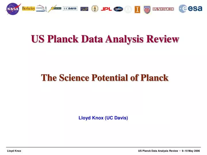the science potential of planck