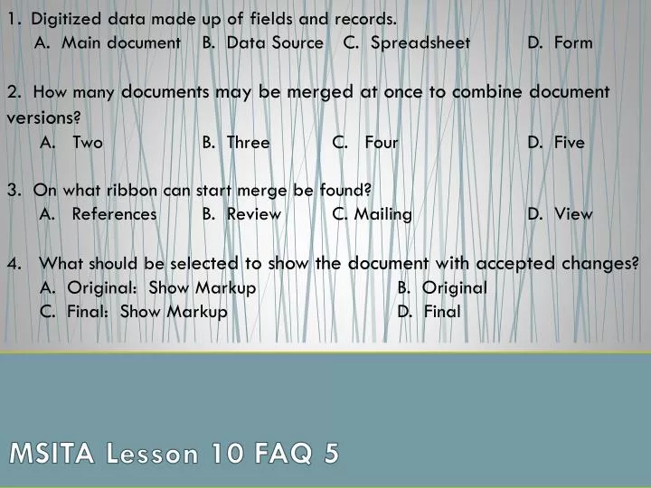 msita lesson 10 faq 5