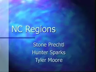 NC Regions