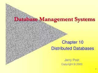 Database Management Systems