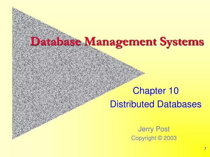 database management systems