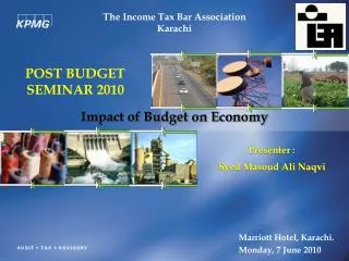 POST BUDGET SEMINAR 2010