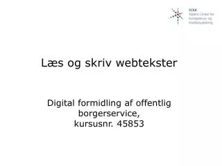 l s og skriv webtekster