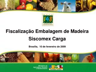 fiscaliza o embalagem de madeira siscomex carga bras lia 10 de fevereiro de 2009