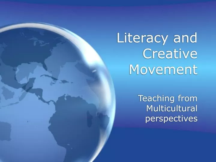 literacy and creative movement