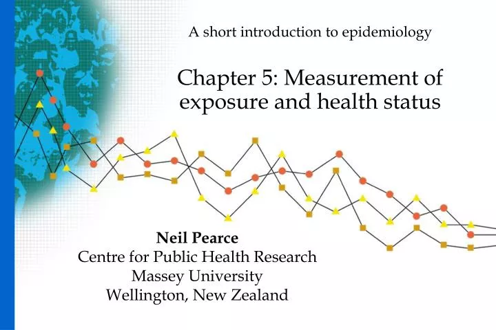 a short introduction to epidemiology chapter 5 measurement of exposure and health status