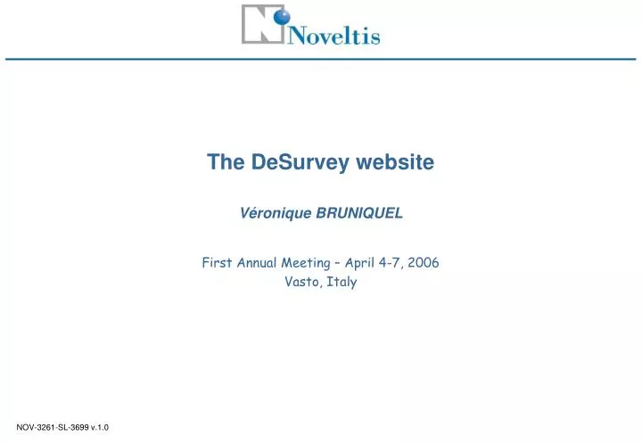 the desurvey website v ronique bruniquel