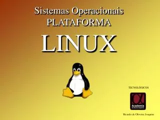 sistemas operacionais plataforma linux