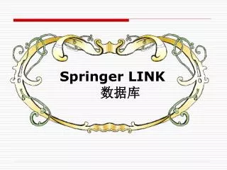 springer link