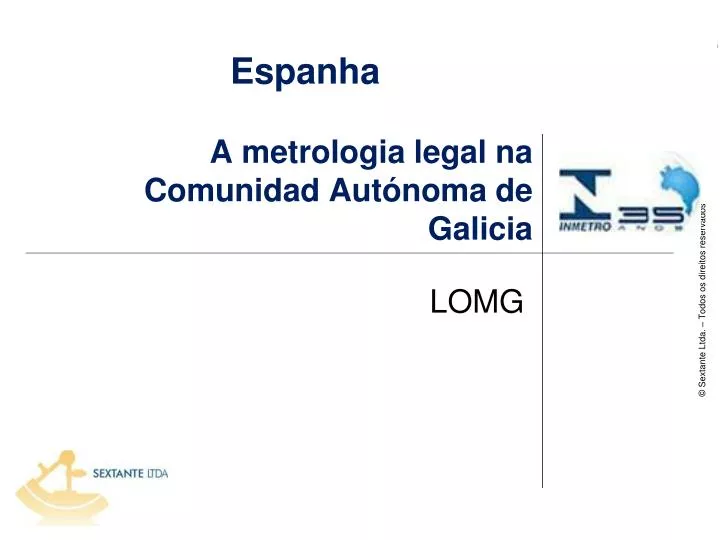 a metrologia legal na comunidad aut noma de galicia