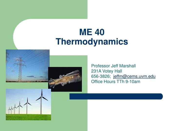 me 40 thermodynamics