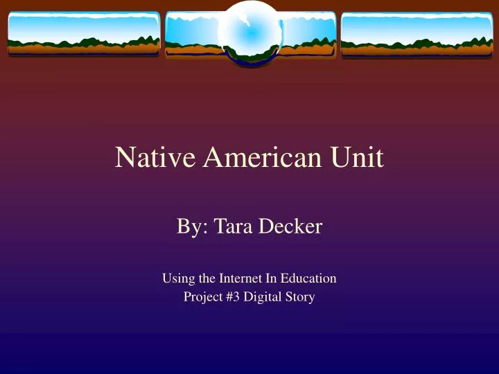native american unit