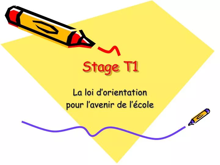 stage t1