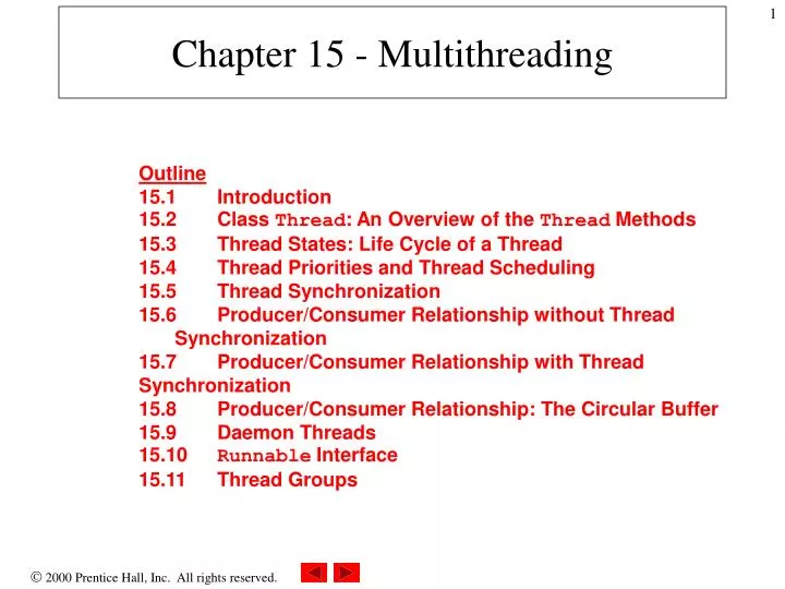 chapter 15 multithreading