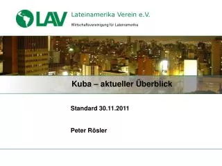 kuba aktueller berblick